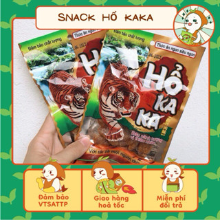  Nguyên bịch 20 gói thịt hổ kaka  18g  snack miếng cay thịt hổ kaka ăn vặt tuổi thơ ăn vặt nhà mầm. 