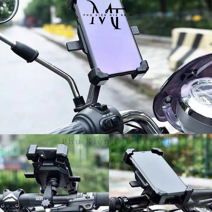 Giá đỡ điện thoại xe máy,xe đạp- kẹp điện thoại gắn xe máy, kẹp điện thoại gắn gương xe máy