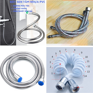 [FREESHIP] DÂY VÒI SEN, VÒI XỊT TOILET (NHỰA, INOX) - BỘ DÂY CẤP NƯỚC NÓNG LẠNH