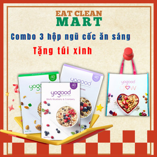 Ngũ cốc Muesli nguyên cám vị việt quất - Yogood Blissful Blueberry & Cranberry - Hộp 360g