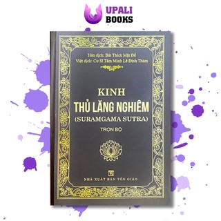 Sách - kinh thủ lăng nghiêm - bìa cứng - upali books
