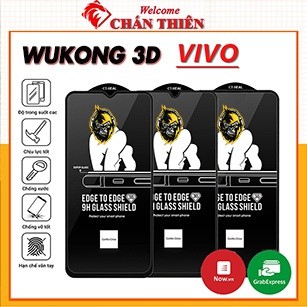 Kính cường lực vivo y16 y20 y20s y12s y21 y21s y33s y33t y33e y51 y51a y53s y32 y55 5g y01 y02 T1x [WK-3D]