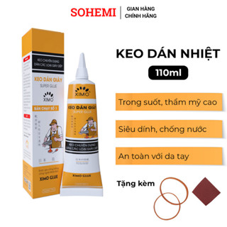 Keo Dán Giày Nhiệt Super Glue XIMO Siêu Dính Cao Cấp, Chống Nước Tốt 100ml