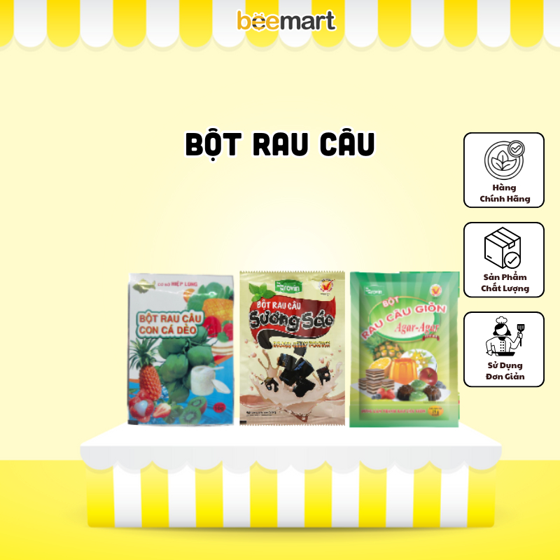 Bột rau câu các loại