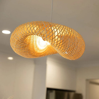 Đèn tre bóng mây- đèn trang trí thả trần