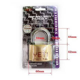 Ổ khoá 6 phân YETI chính hãng chìa vi tính