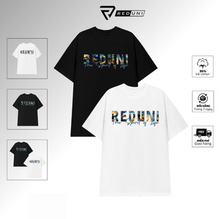 Áo thun LocalBrand Unisex from rộng in REDUNI Premium