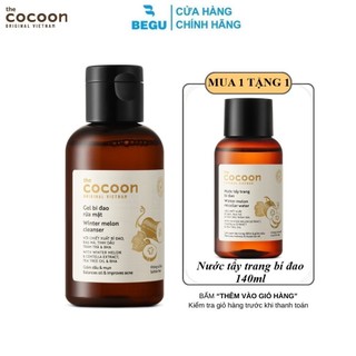 Gel Rửa Mặt Bí Đao Cocoon giảm dầu mụn 140ML