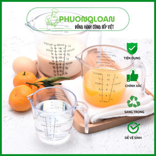 Ca nhựa đinh lượng pha chế chia vạch cao cấp, chất dày, bền đẹp.