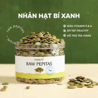 Hạt bí xanh Ấn Độ tách vỏ sấy chín Va'sEco Farm