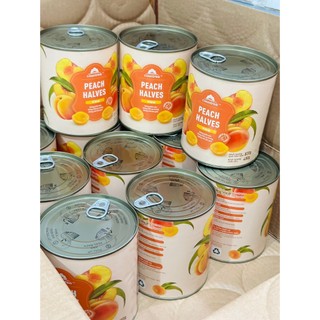 [BAO BÌ MỚI] Đào ngâm Countree - Lon 820gram