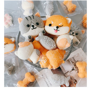 Kẹo marshmallow hình thú bọc đường mềm, mịn thơm ngon trang trí bánh, quà tặng siêu cute