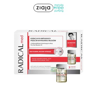 Tinh Chất Giúp Ngừa Rụng Tóc Cho Nam - Farmona Radical Med Anti Hair Loss Ampoule Treatment 3x5ml
