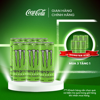 Hộp 6 Lon Nước Giải Khát Tăng Lực Monster Energy Ultra Paradise 355ml/Lon