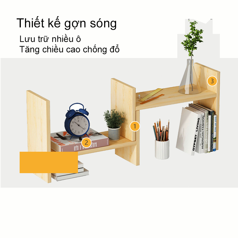Bali Kệ Sách Gỗ Để Bàn Năng Điều Chỉnh Được Kích Thước Để Sách Đồ Dùng Cá Nhân Bằng Decor Bàn Làm Việc Bàn Học | BigBuy360 - bigbuy360.vn