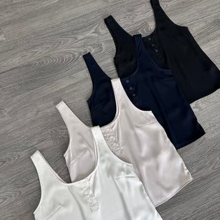 Áo MG Lụa Nút Trước 4M KAMI