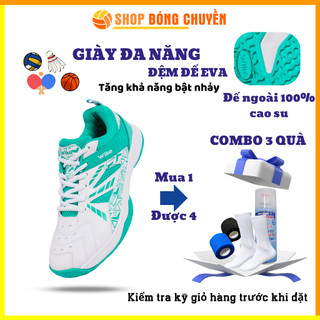 Giày Cầu Lông Wika Hitto Chính Hãng ,Giày Cầu Bóng Chuyền Bóng Bàn Giày Thể Thao Bảo Hành 3 Tháng
