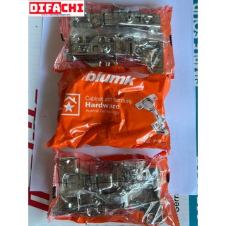 Bản lề bật giảm chấn blumk inox cao cấp tháo Lắp nhanh kèm ốc vít, bản lề bật hơi có giảm chấn, bản lề tủ bếp inox