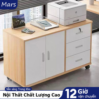 MARS tủ văn phòng tủ để đầu giường nhập khẩu Tủ Hộc ngăn kéo gỗ có bánh xe di tủ ngăn kéo cho phòng ngủ và phòng khách