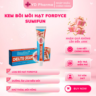  Kem Loại Bỏ Mụn Hạt Môi Fordyce, Kem Bôi Nẻ Môi, Môi Căng Mướt, Mềm, Khử Thâm Môi| YD Pharma