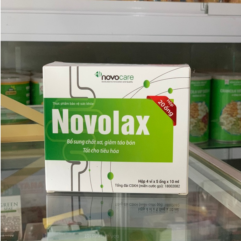 [CHÍNH HÃNG] Novolax Bổ Sung Chất Xơ Hòa Tan, Giảm Táo Bón