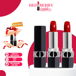 Son thỏi rouge dior lisptick fullsize 3.5g chất son mịn lì, bền màu, lâu trôi chính hãng herly