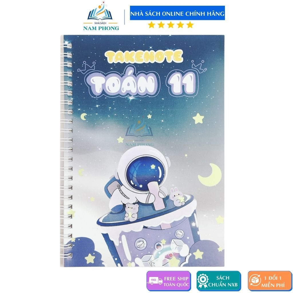 Sách - Sổ Tay Môn Toán Lớp 11 - Khổ Giấy A5 (Takenote Toán 11)