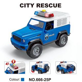 Mô hình xe suv cảnh sát, cứu hỏa, xe ô tô đồ chơi cho bé - toystar