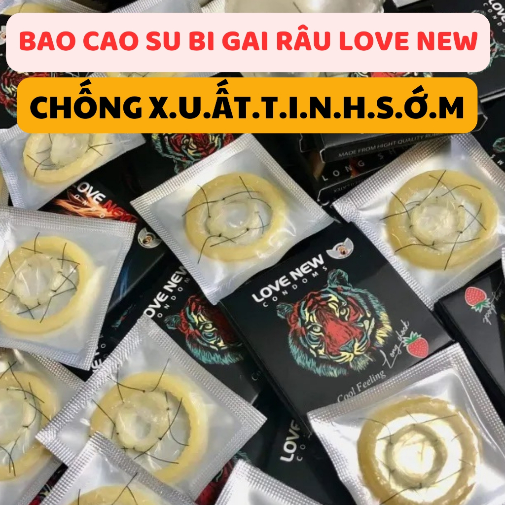Bao Cao Su Gai Râu Love New Thế Hệ Mới  Bcs Kéo dài quan hệ Chống xts độc đáo