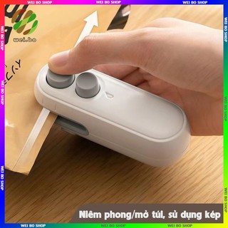 Máy hàn miệng túi mini, Máy bịt kín chân không sử dụng tại nhà, máy niêm phong thực phẩm tiện lợi nhỏ gọn cho gia đình