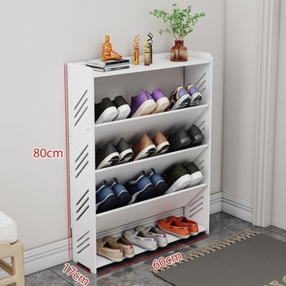 Tủ để giày dép gỗ  cao cấp 5 tầng - Giá gỗ  đựng giày dép