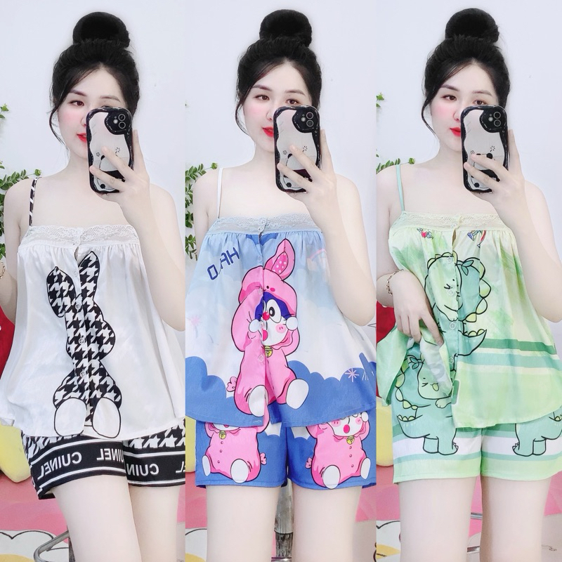ĐÙI DÂY LỤA XƯỚC IN FULL [ FREESIZE 45-57KG]