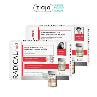 Tinh Chất Giúp Ngừa Rụng Tóc Nữ/Nam - Farmona Radical Med Anti Hair Loss Ampoule Treatment 3x5ml