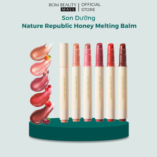 Son Dưỡng Môi Bấm Có Màu Nature Republic Honey Melting Balm