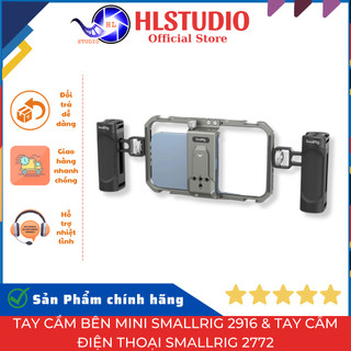 Tay cầm bên mini smallrig 2916 & tay cầm điện thoại smallrig 2772 - đa năng, tiện ích hl studio