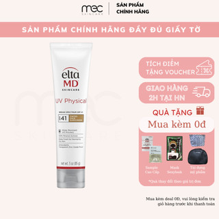 Kem chống nắng có màu Elta MD SPF 41 Physical Broad Spectrum da dầu mụn (MẪU MỚI) - mecskincare