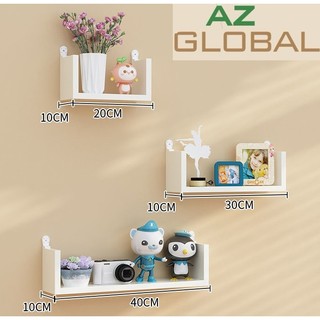 Kệ gỗ thông minh,Bộ kệ gỗ chữ U MDF cốt xanh chống ẩm Dầy 17mm trang trí phòng ngủ,phòng khách, phụ kiện đầy đủ kèm theo