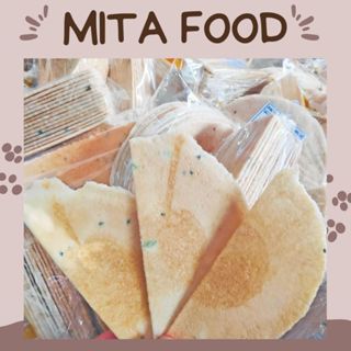 Combo 10 bịch bánh tráng xếp cốt dừa tuổi thơ, thơm ngon, giòn rụm - đồ ăn vặt, snack - Đặc sản miền tây