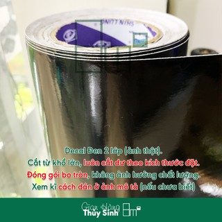 (Dưới 60cm) Tranh Decal Open Sky ADA, Decal Đen, Trắng | Decal Dán Hồ Cá | 8m2