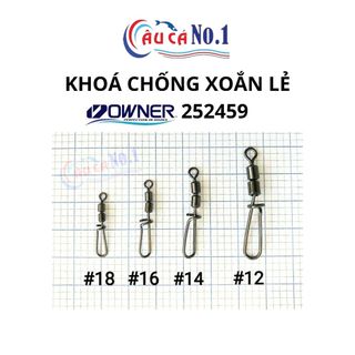 Combo 10 khóa câu cá chống xoắn owner swivel bulk 252459