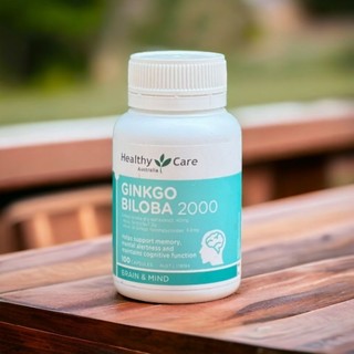 Healthy Care Ginkgo Biloba 2000mg 100 viên - Viên Uống Hỗ Trợ Tuần Hoàn Máu Não.