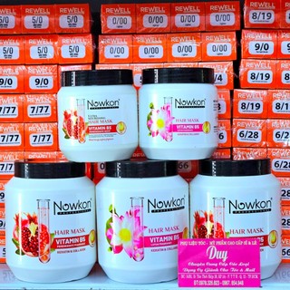 Hấp dầu ủ tóc nowkon siêu dưỡng mượt tóc 500ml & 1000ml