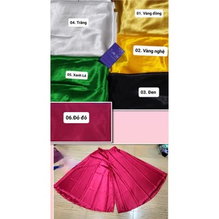 Quần áo dài - Quần váy, ống xéo, ống rộng áo dài chất lụa phi