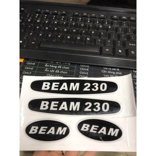 Bộ Tem Đèn MoVing Beam