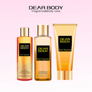 Bộ Sưu Tập Sweet Temptation Dear Body - Body mist, sữa tắm & body cream