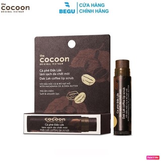 Tẩy Tế Bào Chết Môi Cocoon Cà Phê Đắk Lắk Tẩy Da Chết Môi 5g - Begu Cosmetics