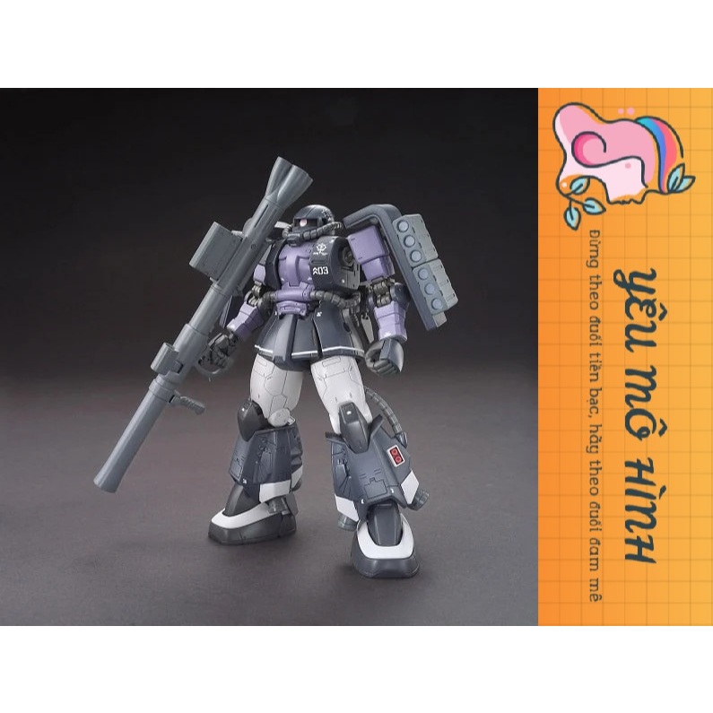 Gundam HG MS-06R-1A Zaku II High Mobility Type Gaia/mash Custom Tặng kèm base trưng bày và effect