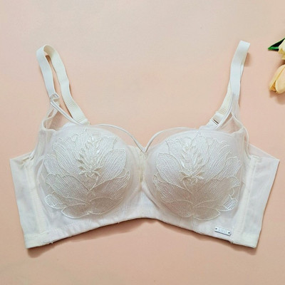 Áo ngực không gọng đệm dày 3cm, bản lưng to 3 móc nâng đẩy ngực tuyệt đối Vicci cao cấp AV.226 màu trắng