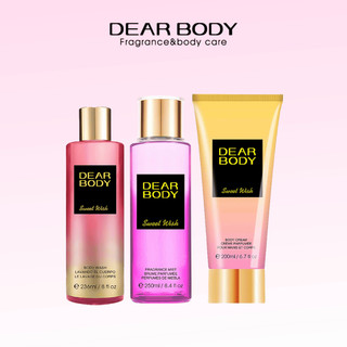Bộ Sưu Tập Sweet Wish Dear Body - Body mist, sữa tắm & body cream