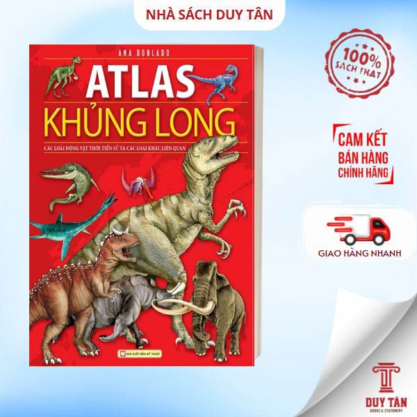 Sách - Atlas khủng long - Tân Việt
